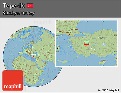 Savanna Style Location Map of Tepecik
