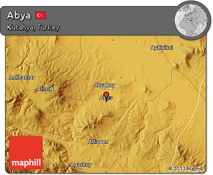 Physical Map of Abya