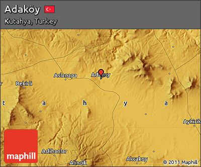 Physical Map of Adaköy