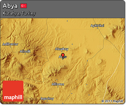 Physical Map of Abya