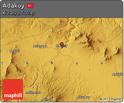 Physical Map of Adaköy