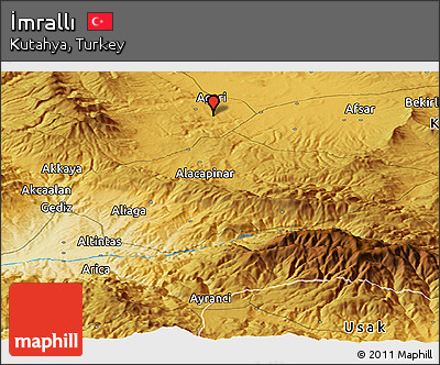 Physical Panoramic Map of İmrallı