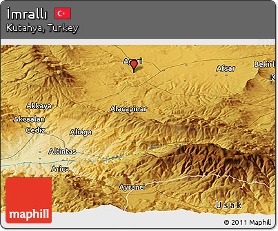 Physical Panoramic Map of İmrallı