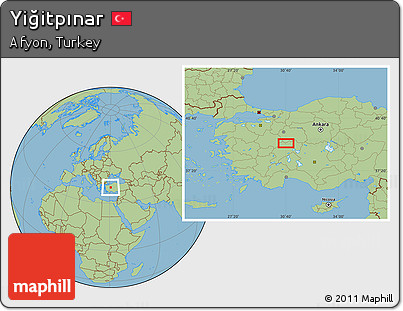 Savanna Style Location Map of Yiğitpınar
