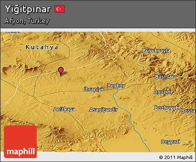 Physical Panoramic Map of Yiğitpınar