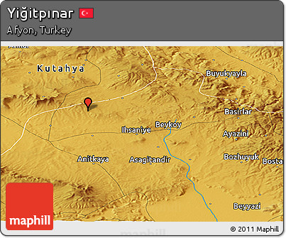 Physical Panoramic Map of Yiğitpınar