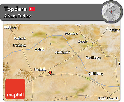 Satellite 3D Map of Topdere