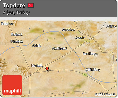 Satellite 3D Map of Topdere