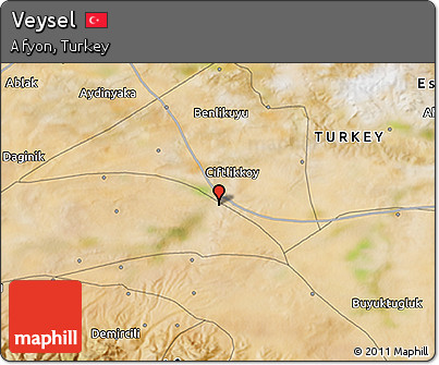 Satellite 3D Map of Veysel