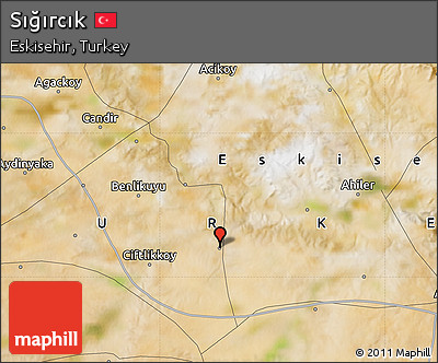 Satellite Map of Sığırcık