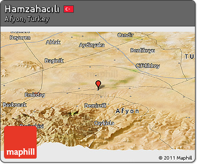 Satellite Panoramic Map of Hamzahacılı