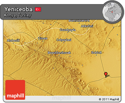 Physical 3D Map of Yeniceoba