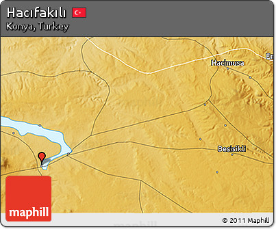 Physical 3D Map of Hacıfakılı