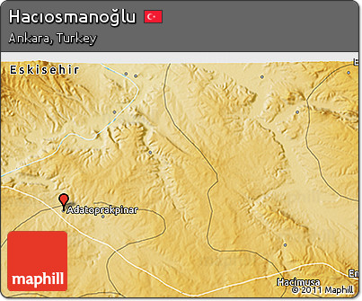 Physical 3D Map of Hacıosmanoğlu