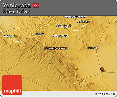 Physical 3D Map of Yeniceoba