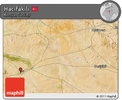 Satellite 3D Map of Hacıfakılı