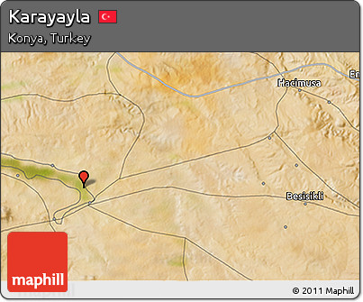 Satellite 3D Map of Karayayla