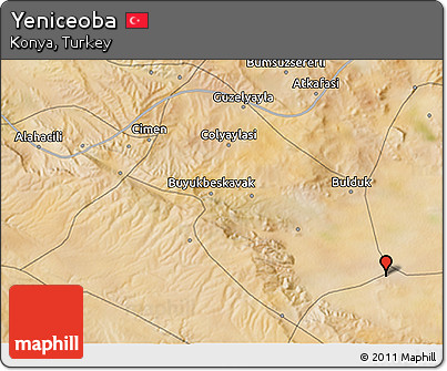 Satellite 3D Map of Yeniceoba