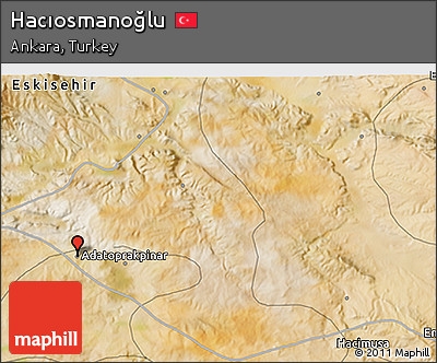 Satellite 3D Map of Hacıosmanoğlu