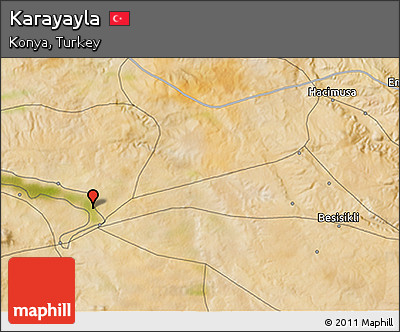 Satellite 3D Map of Karayayla