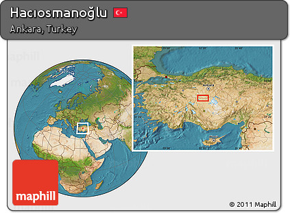 Satellite Location Map of Hacıosmanoğlu