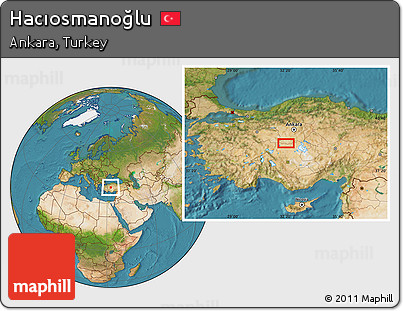 Satellite Location Map of Hacıosmanoğlu