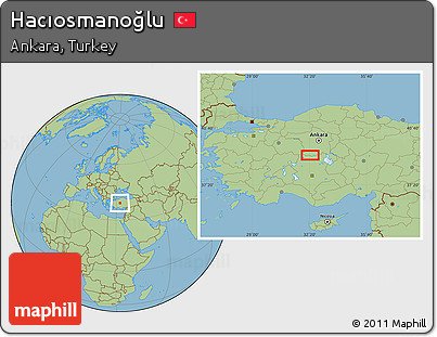 Savanna Style Location Map of Hacıosmanoğlu