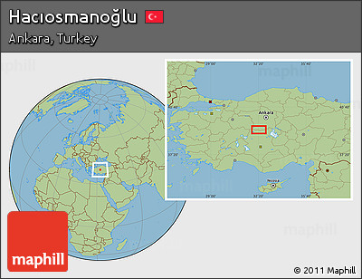 Savanna Style Location Map of Hacıosmanoğlu