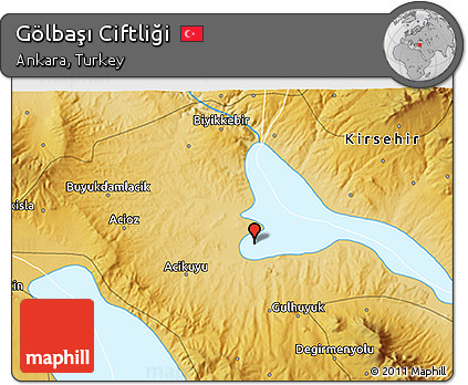 Physical 3D Map of Gölbaşı Ciftliği
