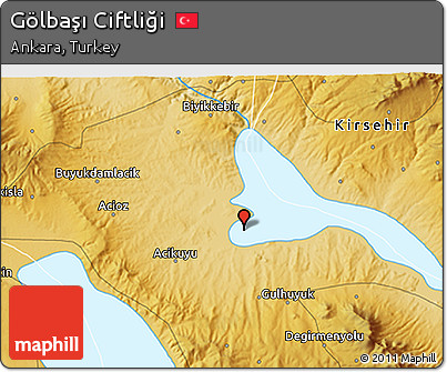 Physical 3D Map of Gölbaşı Ciftliği