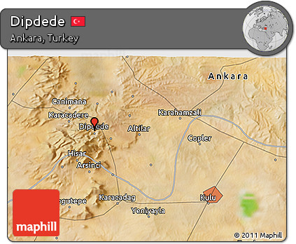 Satellite 3D Map of Dipdede