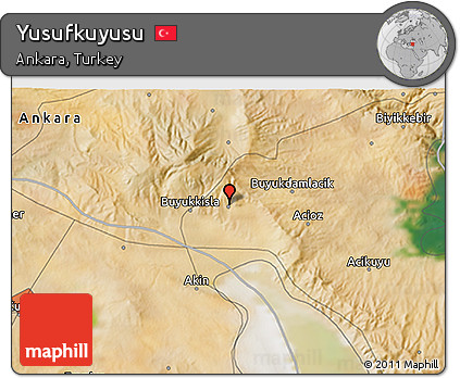 Satellite 3D Map of Yusufkuyusu