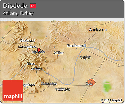 Satellite 3D Map of Dipdede