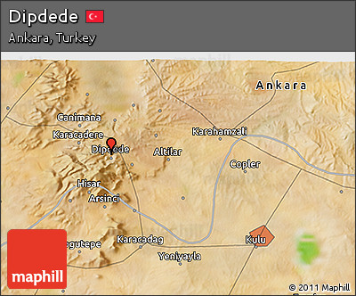 Satellite 3D Map of Dipdede
