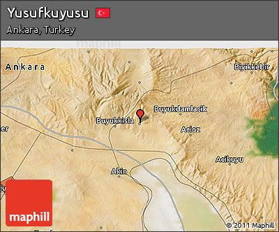 Satellite 3D Map of Yusufkuyusu