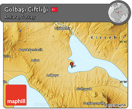 Physical Map of Gölbaşı Ciftliği