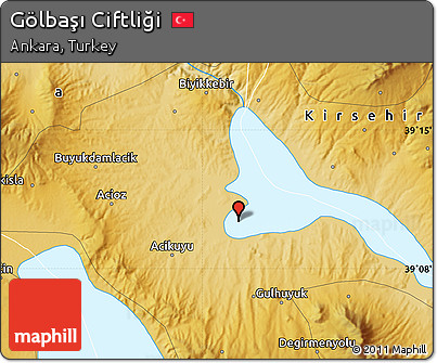 Physical Map of Gölbaşı Ciftliği
