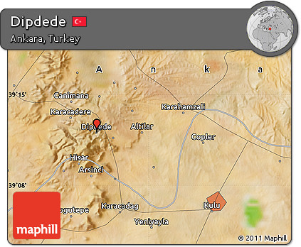 Satellite Map of Dipdede