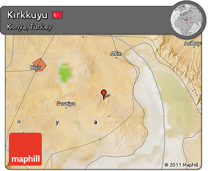 Satellite Map of Kırkkuyu