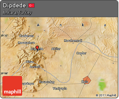 Satellite Map of Dipdede