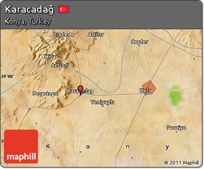 Satellite Map of Karacadağ