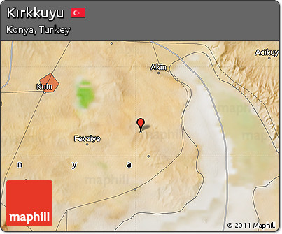 Satellite Map of Kırkkuyu