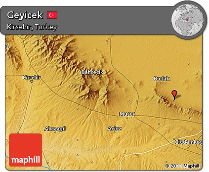 Physical 3D Map of Geyicek