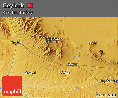 Physical 3D Map of Geyicek