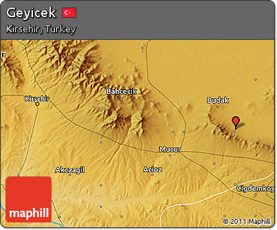 Physical 3D Map of Geyicek
