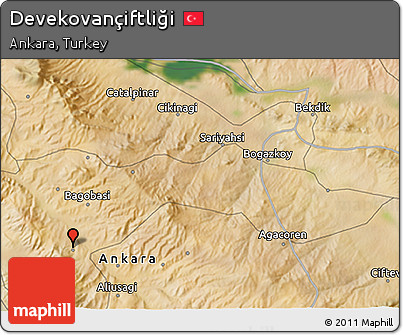 Satellite 3D Map of Devekovançiftliği