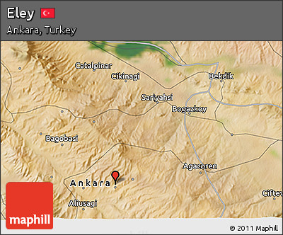 Satellite 3D Map of Eley