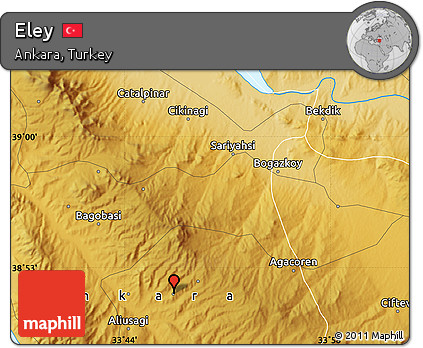 Physical Map of Eley