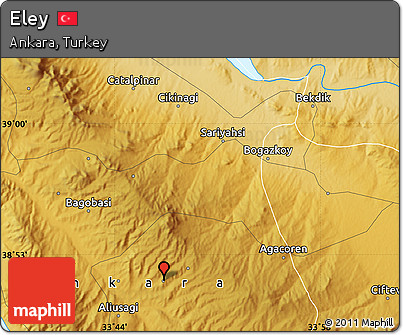 Physical Map of Eley