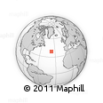 Outline Map of the Area around 39° 3' 25" N, 37° 19' 30" W, rectangular outline